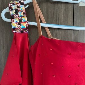 Professional ballroom Latin dance competition dress costume outfit